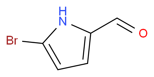 5-bromo-1H-pyrrole-2-carbaldehyde_分子结构_CAS_931-34-0