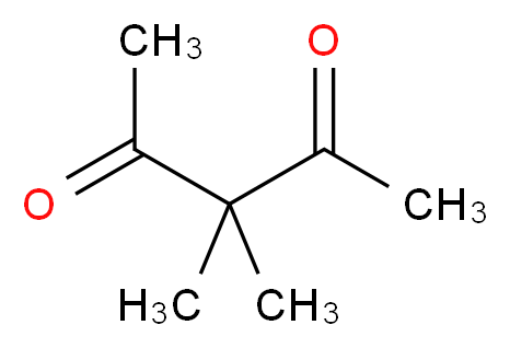 3,3-dimethylpentane-2,4-dione_分子结构_CAS_3142-58-3