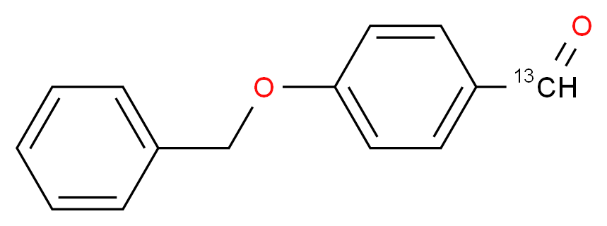 4-Benzyloxy-[7-13C]benzaldehyde_分子结构_CAS_827308-41-8)
