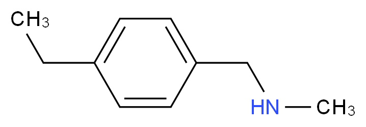 (4-ethylbenzyl)methylamine_分子结构_CAS_568577-84-4)