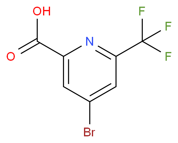 4-bromo-6-(trifluoromethyl)picolinic acid_分子结构_CAS_1060810-68-5)