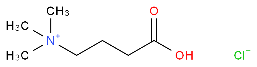 (3-carboxypropyl)trimethylazanium chloride_分子结构_CAS_6249-56-5