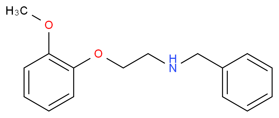 N-[2-(2-Methoxyphenoxy)ethyl]benzylamine_分子结构_CAS_3246-03-5)