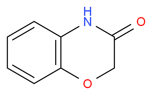 3,4-dihydro-2H-1,4-benzoxazin-3-one_分子结构_CAS_)