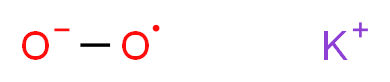 potassium oxidanidyloxidanyl_分子结构_CAS_12030-88-5