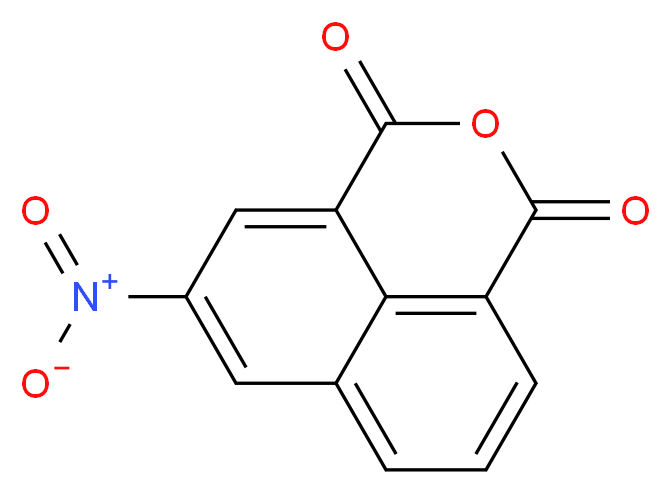 5-Nitro-1H,3H-benzo[de]isochromene-1,3-dione_分子结构_CAS_3027-38-1)