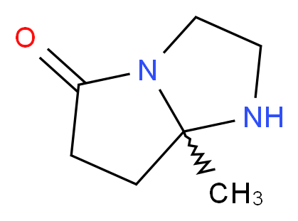 7a-methyltetrahydro-1H-pyrrolo[1,2-a]imidazol-5(6H)-one_分子结构_CAS_)