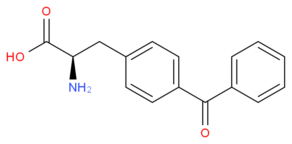 (2R)-2-amino-3-(4-benzoylphenyl)propanoic acid_分子结构_CAS_201466-03-7