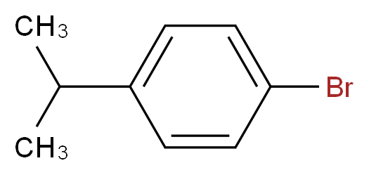 1-溴-4-异丙基苯_分子结构_CAS_586-61-8)