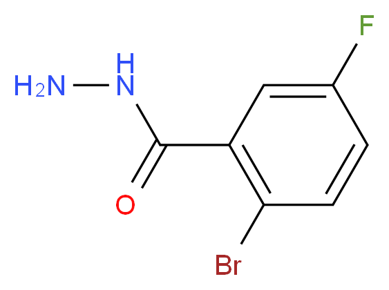 2-bromo-5-fluorobenzohydrazide_分子结构_CAS_)