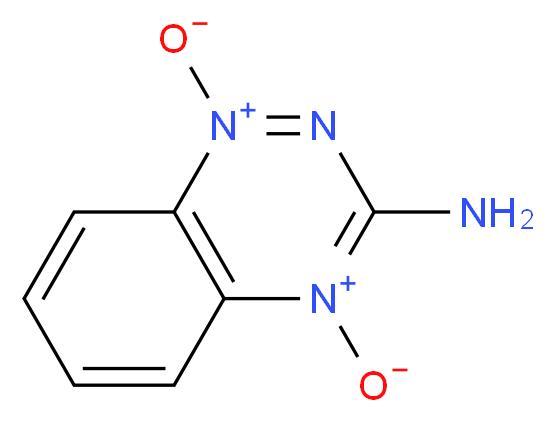 3-amino-1,2,4-benzotriazine-1,4-diium-1,4-bis(olate)_分子结构_CAS_27314-97-2