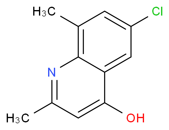 6-CHLORO-2,8-DIMETHYL-4-QUINOLINOL_分子结构_CAS_21629-49-2)