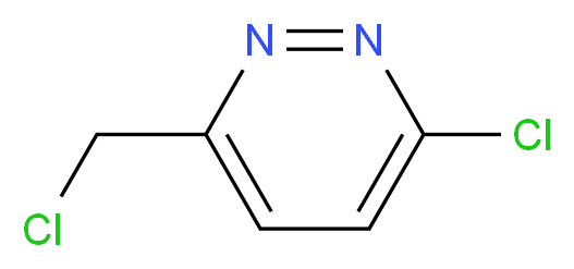 3-Chloro-6-(chloromethyl)pyridazine_分子结构_CAS_120276-59-7)