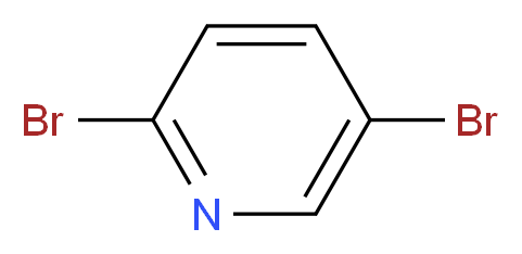2,5-dibromopyridine_分子结构_CAS_2108-39-6