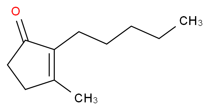 3-methyl-2-pentylcyclopent-2-en-1-one_分子结构_CAS_1128-08-1