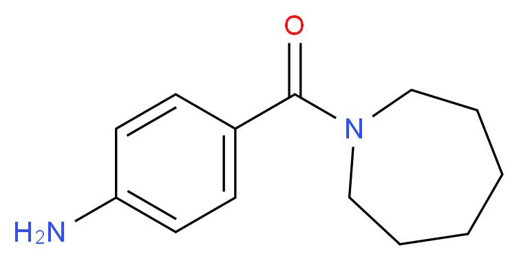 (4-aminophenyl)(azepan-1-yl)methanone_分子结构_CAS_)