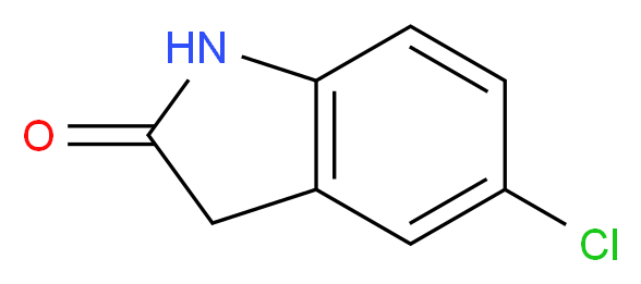 5-chloro-2,3-dihydro-1H-indol-2-one_分子结构_CAS_25369-33-9