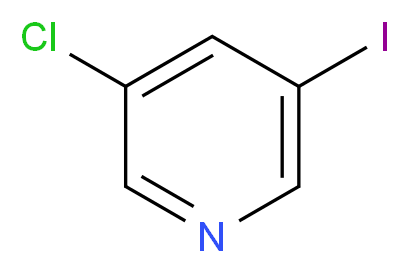 3-Chloro-5-iodo-pyridine_分子结构_CAS_77332-90-2)