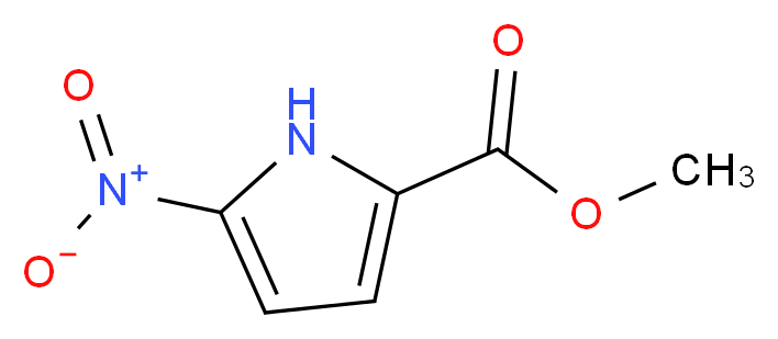 Methyl 5-nitro-1H-pyrrole-2-carboxylate_分子结构_CAS_13138-73-3)