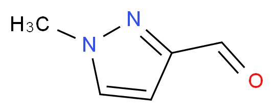 1-Methyl-1H-pyrazole-3-carboxaldehyde_分子结构_CAS_27258-32-8)