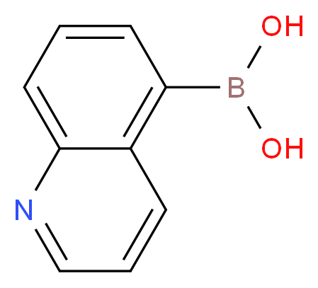 Quinoline-5-boronic acid_分子结构_CAS_355386-94-6)