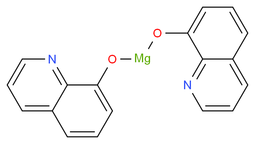 8-{[(quinolin-8-yloxy)magnesio]oxy}quinoline_分子结构_CAS_14639-28-2