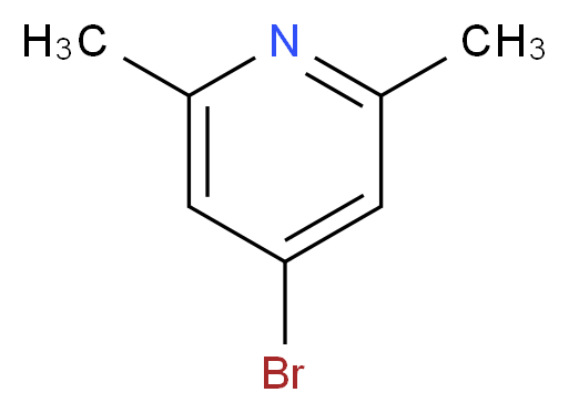 4-Bromo-2,6-dimethylpyridine_分子结构_CAS_5093-70-9)