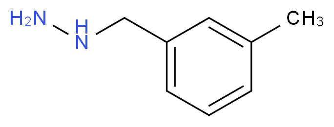 [(3-methylphenyl)methyl]hydrazine_分子结构_CAS_51421-18-2