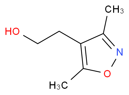 2-(dimethyl-1,2-oxazol-4-yl)ethan-1-ol_分子结构_CAS_83467-34-9