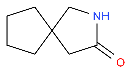 2-azaspiro[4.4]nonan-3-one_分子结构_CAS_75751-72-3