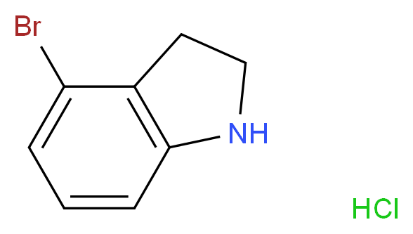 4-Bromoindoline hydrochloride_分子结构_CAS_1187929-39-0)