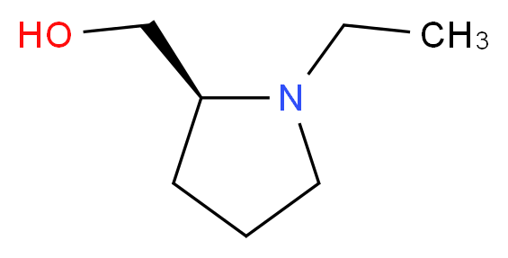 [(2S)-1-ethyl-2-pyrrolidinyl]methanol_分子结构_CAS_35120-34-4)