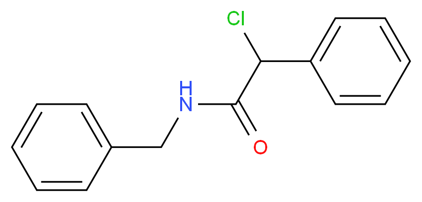 N-benzyl-2-chloro-2-phenylacetamide_分子结构_CAS_27946-19-6)