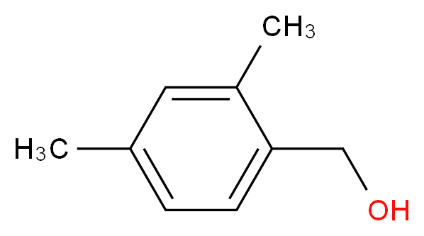 (2,4-dimethylphenyl)methanol_分子结构_CAS_16308-92-2