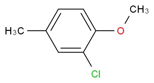 3-Chloro-4-methoxytoluene_分子结构_CAS_22002-44-4)