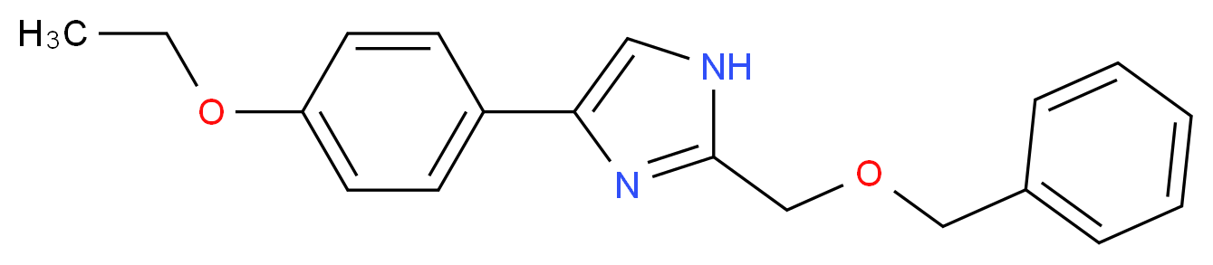 2-[(benzyloxy)methyl]-4-(4-ethoxyphenyl)-1H-imidazole_分子结构_CAS_)