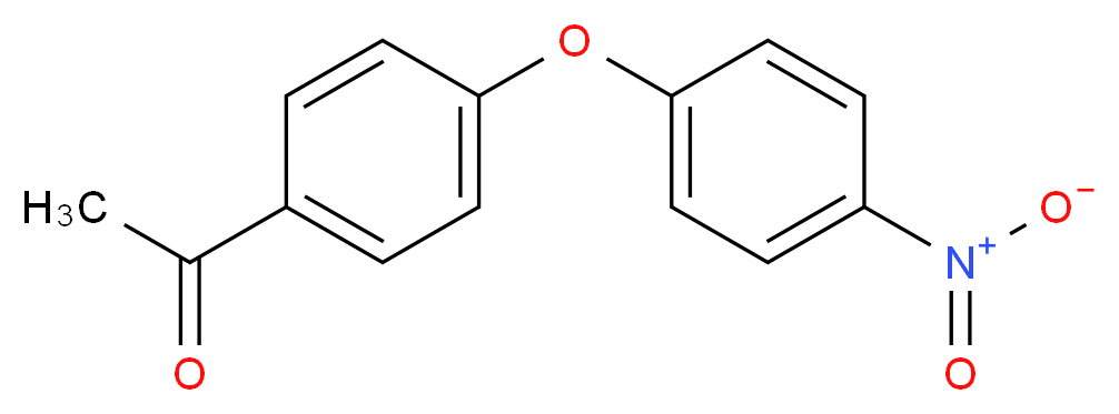 1-[4-(4-nitrophenoxy)phenyl]ethan-1-one_分子结构_CAS_75919-92-5)