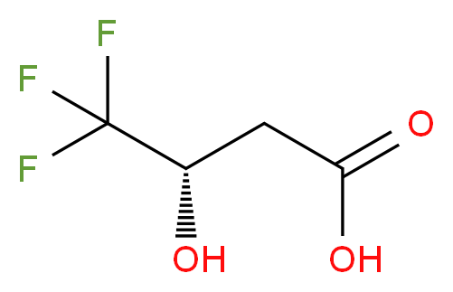 (3R)-3-Hydroxy-4,4,4-trifluorobutanoic acid_分子结构_CAS_108211-36-5)