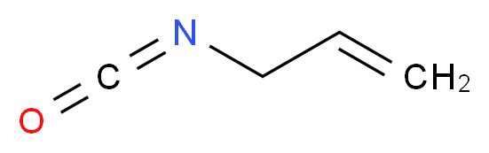 异氰酸烯丙酯_分子结构_CAS_1476-23-9)