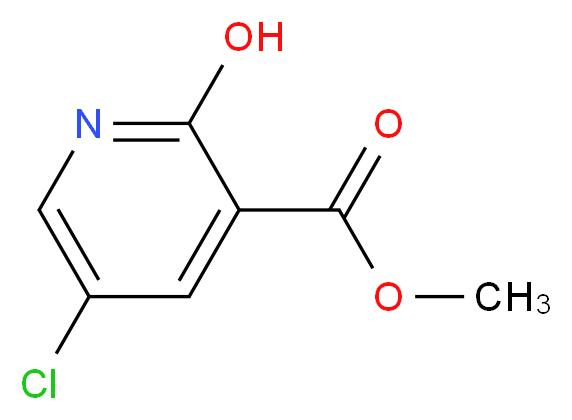 METHYL 5-CHLORO-2-HYDROXYNICOTINATE_分子结构_CAS_886360-77-6)
