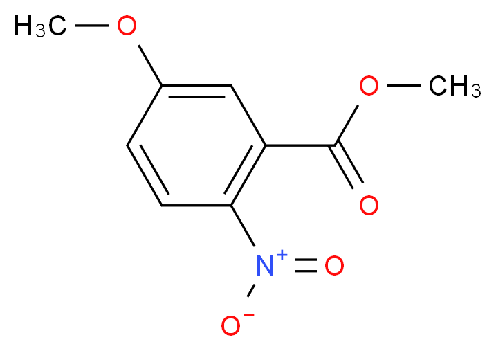 Methyl 5-methoxy-2-nitrobenzoate 98%_分子结构_CAS_2327-45-9)
