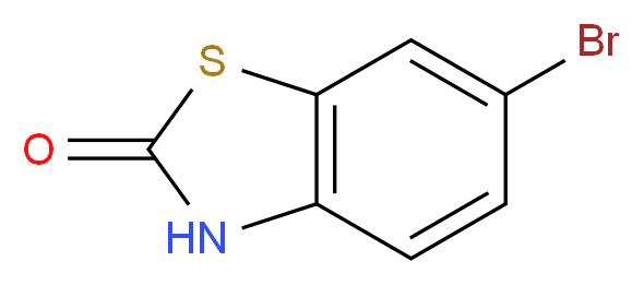 6-bromo-2,3-dihydro-1,3-benzothiazol-2-one_分子结构_CAS_62266-82-4