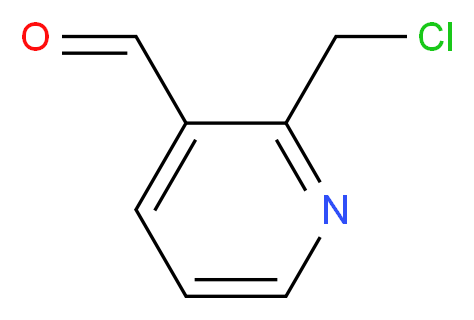 2-(chloromethyl)pyridine-3-carbaldehyde_分子结构_CAS_1196154-27-4