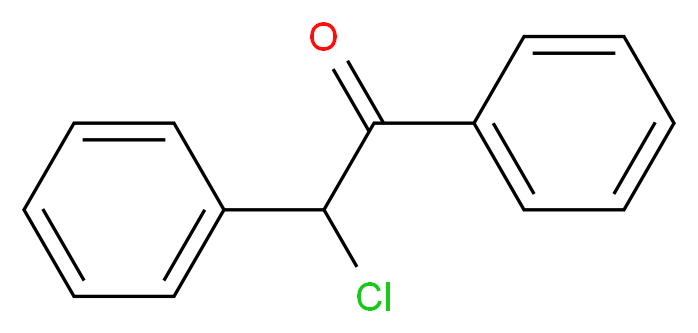 2-氯-2-苯基苯乙酮_分子结构_CAS_447-31-4)