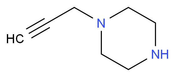 1-(prop-2-yn-1-yl)piperazine_分子结构_CAS_52070-67-4