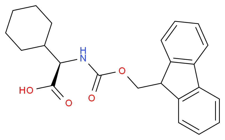 Fmoc-D-cyclohexylglycine_分子结构_CAS_198543-96-3)