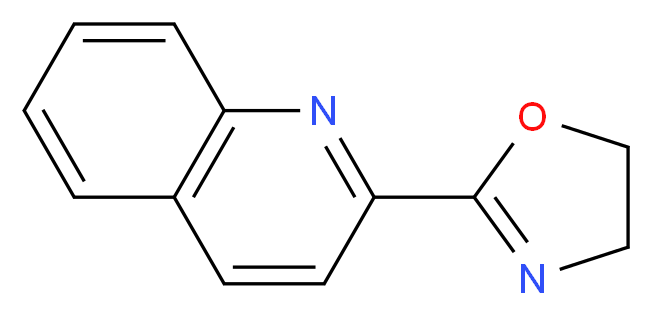 2-(4,5-二氢-2-噁唑基)喹啉_分子结构_CAS_202191-12-6)