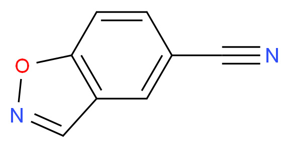5-CYANO-1,2-BENZISOXAZOLE_分子结构_CAS_735294-23-2)