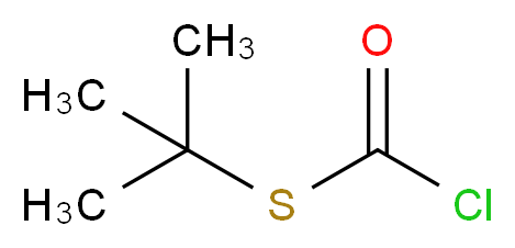 (tert-butylsulfanyl)(chloro)methanone_分子结构_CAS_13889-95-7