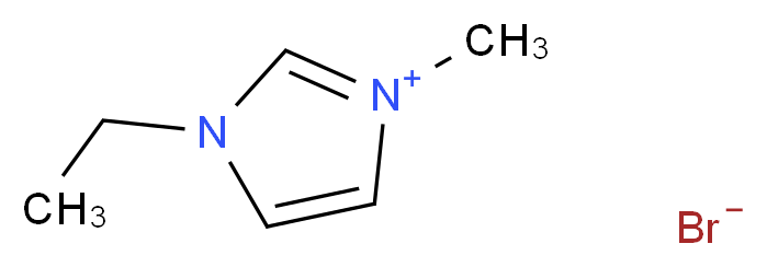 1-乙基-3-甲基溴化咪唑_分子结构_CAS_65039-08-9)